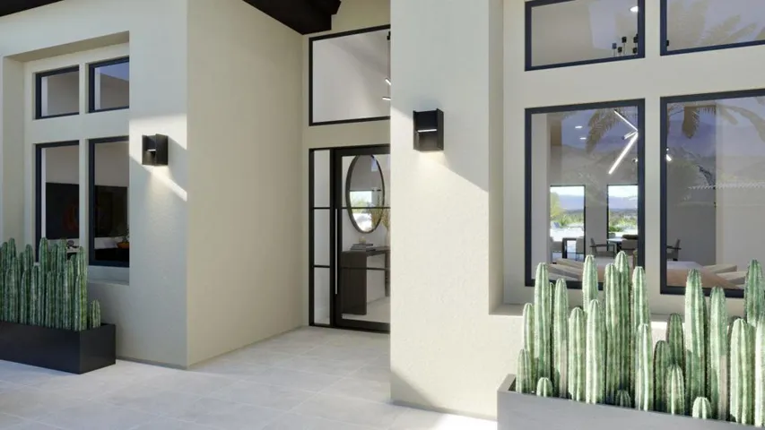 58752 Banfield Courtyard entry