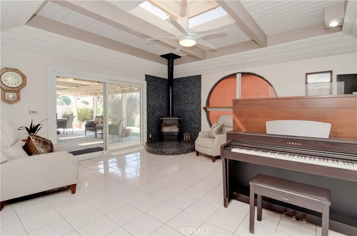 Very COOL additional living/family space has huge slider to outside, loads of storage space and custom designer details everywhere...