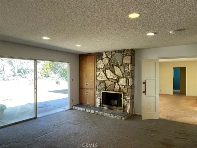 Family room leads to living room