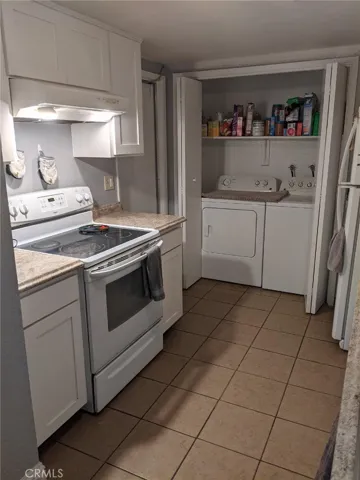 kitchen/ laundry area