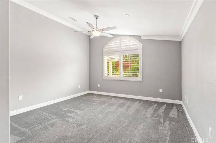 Master suite is bright and large
