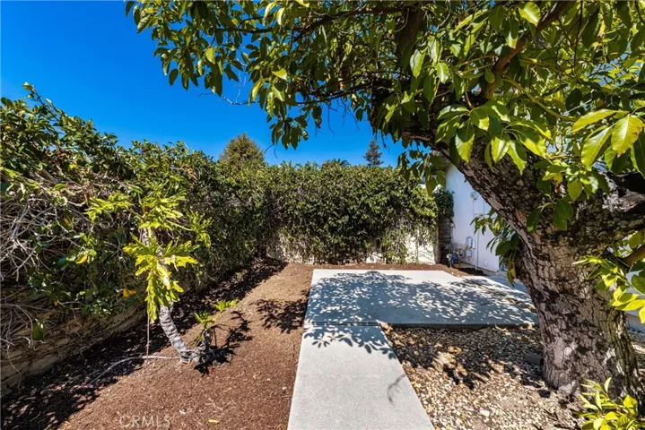 Private patio out from MBR.