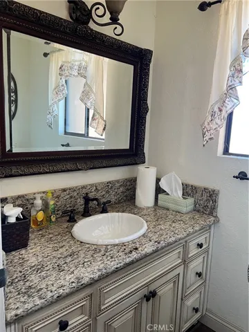 Remodeled powder room