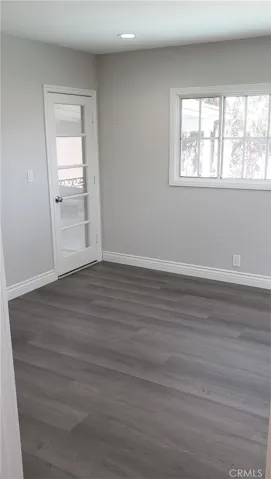 Exit to back yard from Master Bedroom.