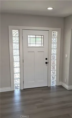 New doors throughout; modern entry door.
