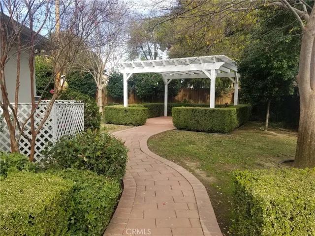 a walk to a beautiful gazeebo.
