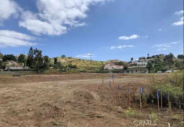 View of graded fully usable 1/2 acre lot.