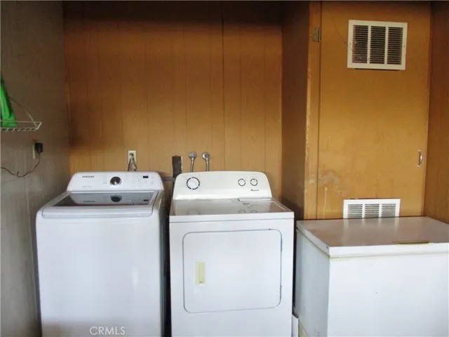 Laundry in Garage