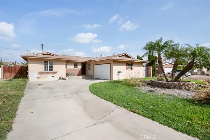 Expansive driveway with potential RV parking on right side