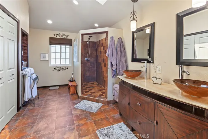 Master bath with walk-in shower