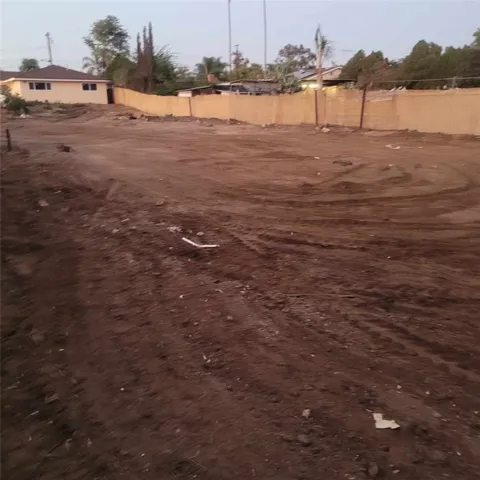 Back Yard Cleared