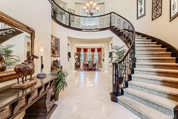 Elegant entry foyer