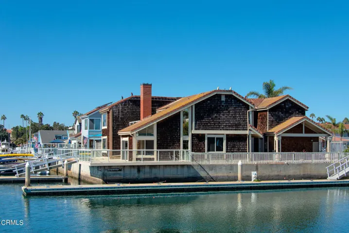 Side of home and Dock View