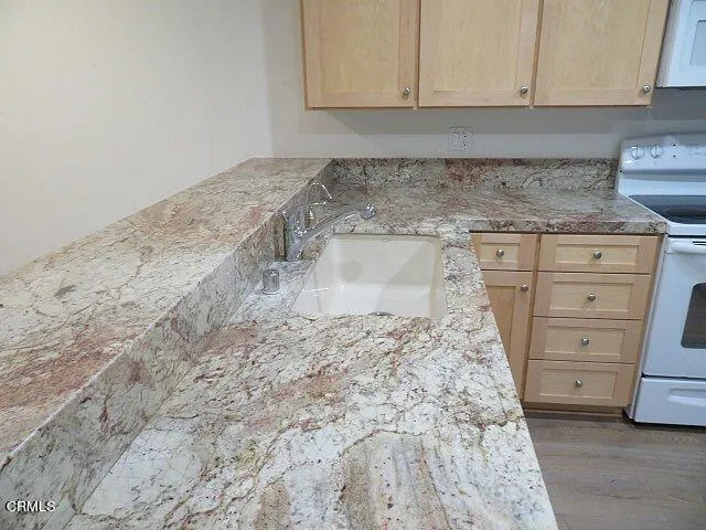 Kitchen counter and sink