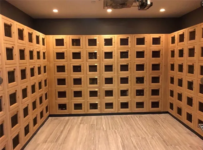 Private wine and cigar humidors.
