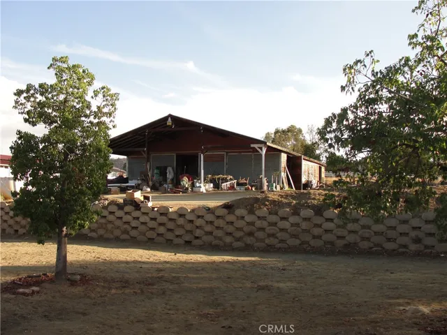 View of 8 stall barn from the main house.