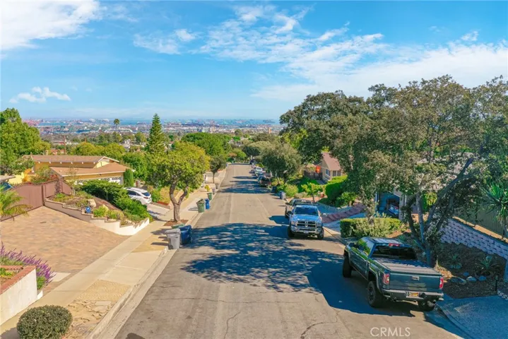 Wide street in front of home