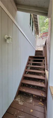 Outside patio stairs