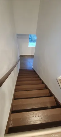 Stairs going down to bed 2