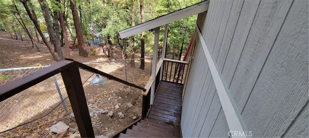 West stairs outside