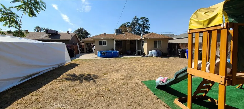 Playset & above ground pool and occupants personal property and not staying.