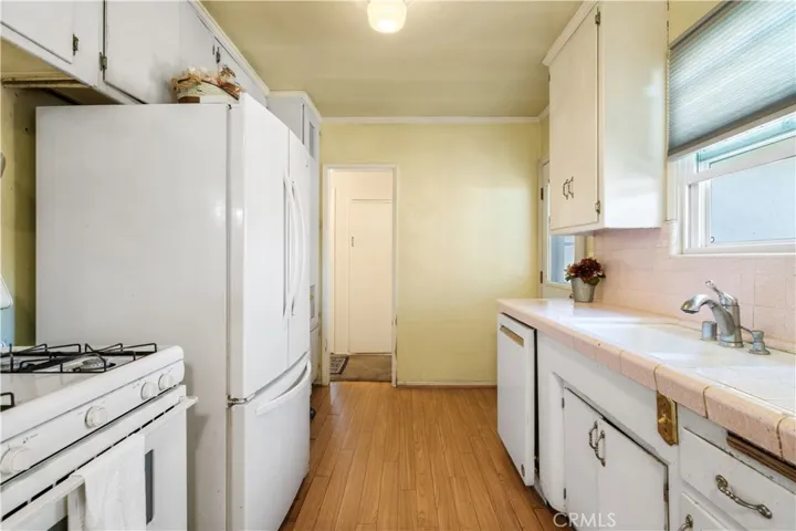Kitchen with Back Yard Door