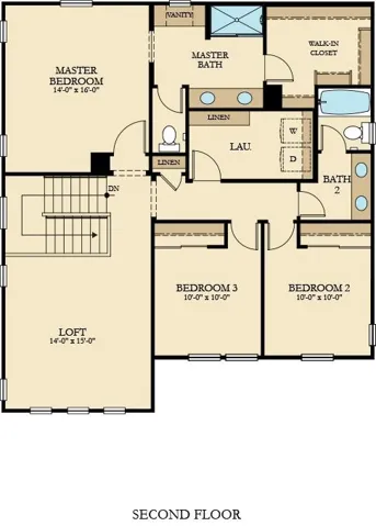 Residence 4 - Level 2 Floorplan