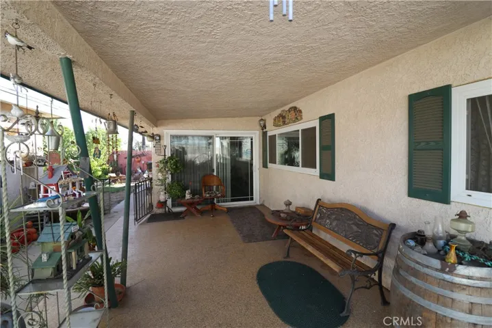 Covered patio