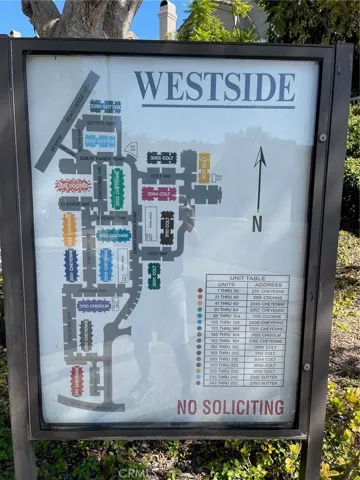 Westside Condo Complex Map