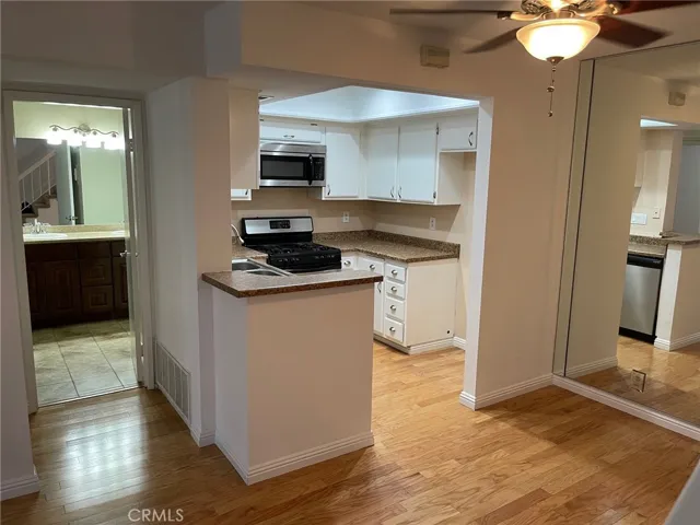 Kitchen and eating area