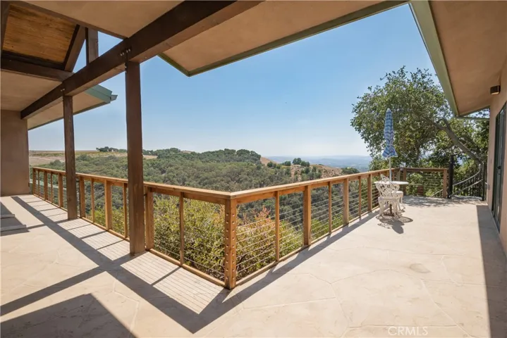 Stunning views from the deck