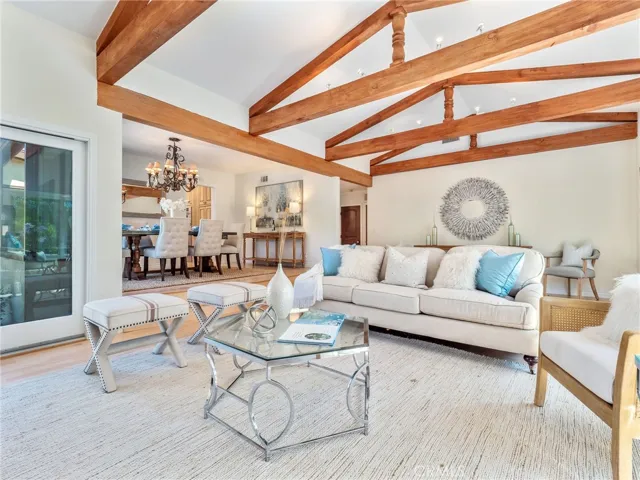 Formal living room looking toward dining room