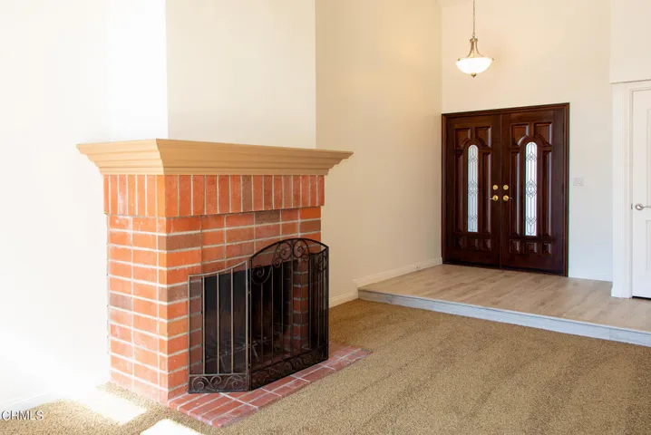 Entry and Fireplace