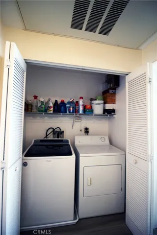 Laundry closet