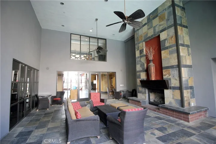 Outdoor lounge area