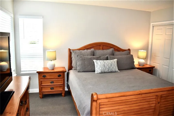 Master bedroom with master bathroom.