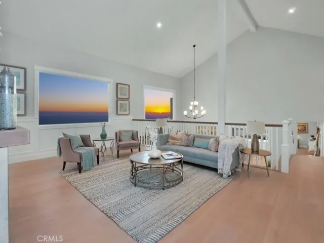 Living room with breathtaking views!