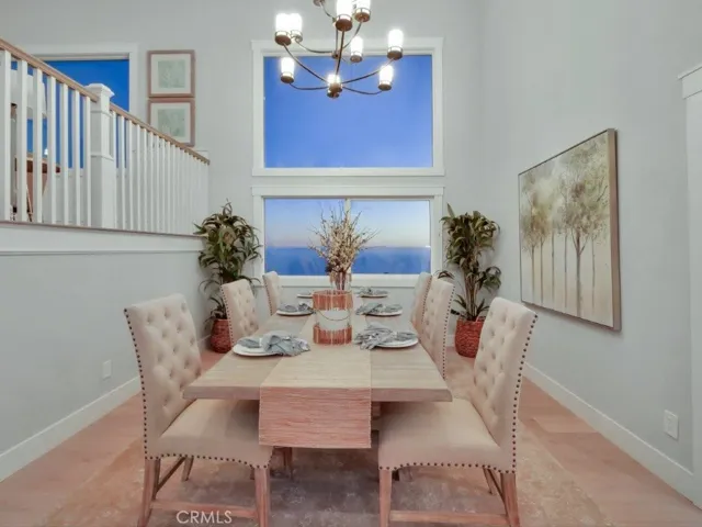 Formal dining also has amazing views!
