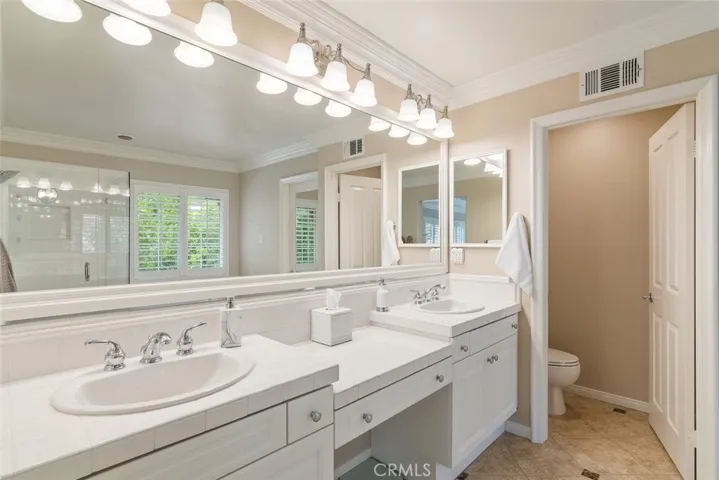 Double sinks and huge walk-in closet, just off your Master Suite.
