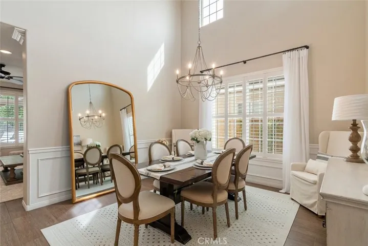 2 Story ceilings await you in your formal dining room.