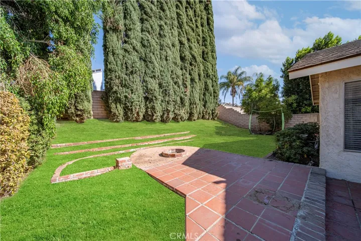 This is how the backyard looks with grass