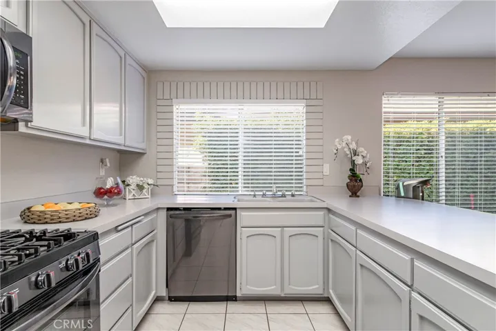 Kitchen has been upgraded with new appliances