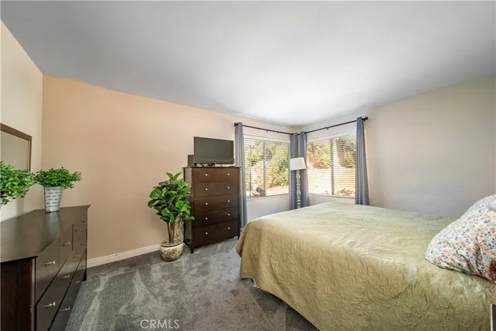 Master bedroom is spacious