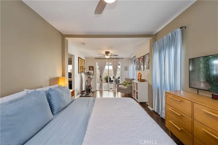 Bedroom room combined with sitting area.