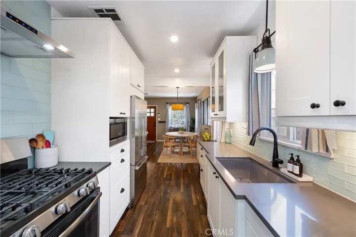 Kitchen towards dining.