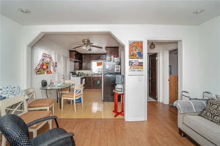 Unit # 3637 1/2.  Living room and breakfast nook.