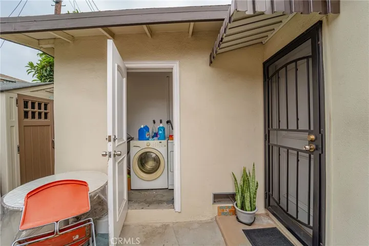 Laundry room.