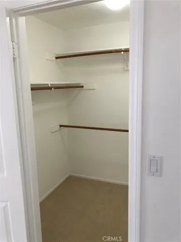 Master walk-in closet