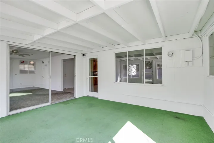 Enclosed patio with access to both the Living Room and Family Room!