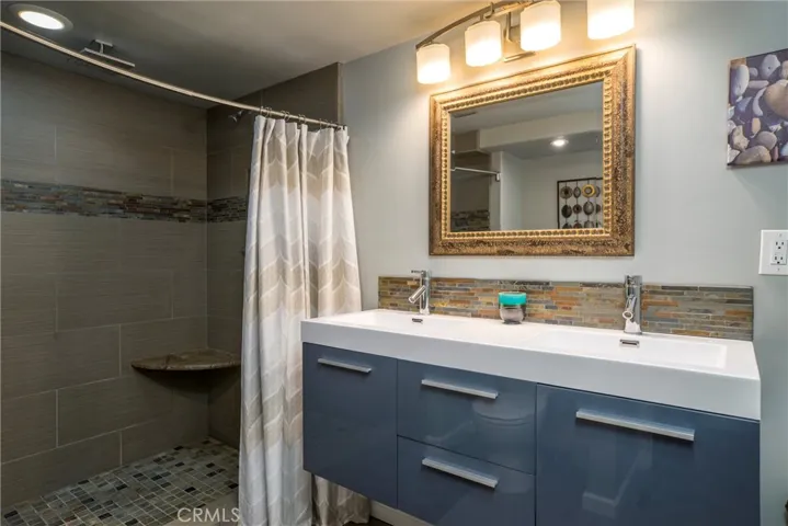 Downstairs updated bathroom